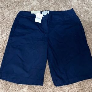 NWT J.crew blue Bermuda’s